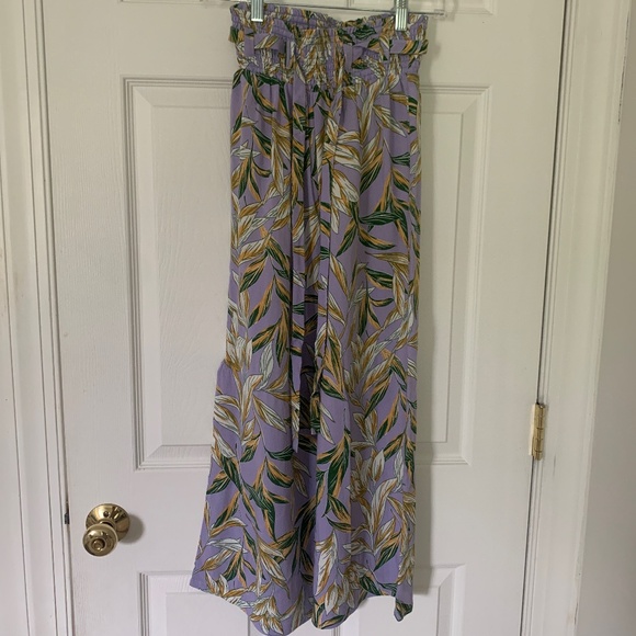 J.O.A a purple Palm Pant - Picture 1 of 2